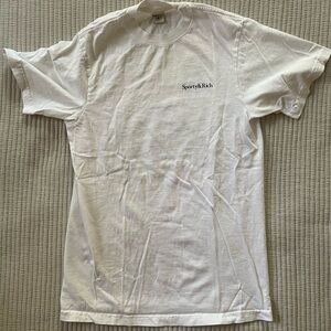 Sporty & Rich White Tee Health is Wealth